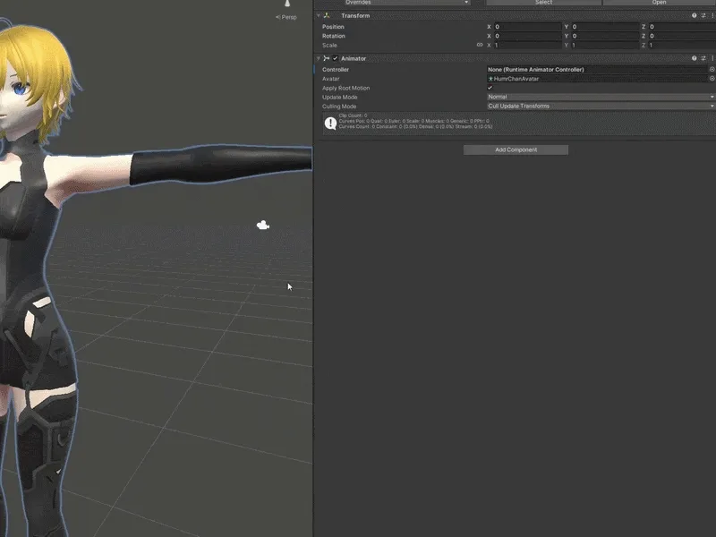 Loading an animation in Unity