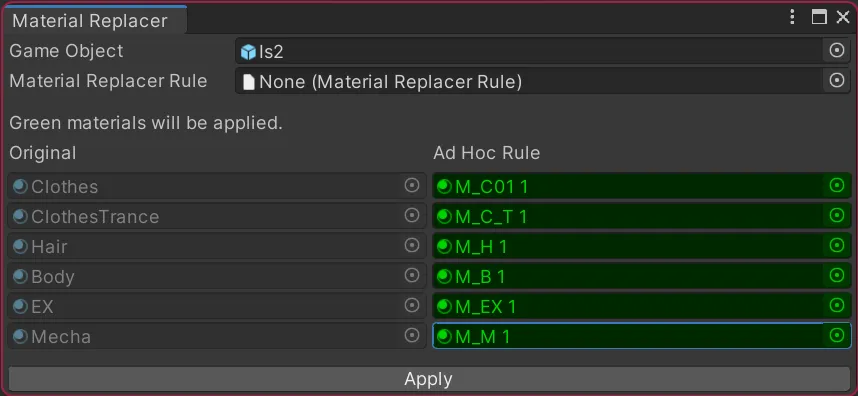 Material Replacer